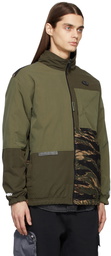 AAPE by A Bathing Ape Reversible Khaki & Black Jacket