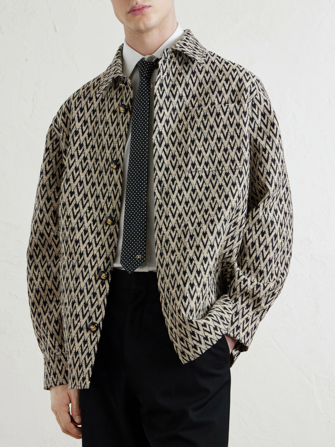 Valentino Garavani - 6cm Polka-Dot Silk-Blend Jacquard Tie