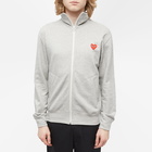 Comme des Garçons Play Men's Back Print Track Top in Grey