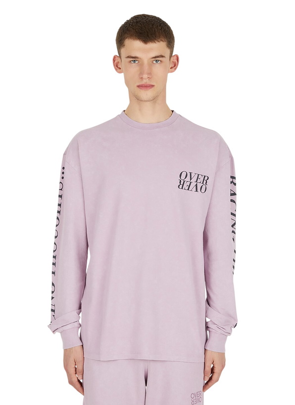 Photo: OVER OVER Racing Thoughts Long Sleeve T-Shirt