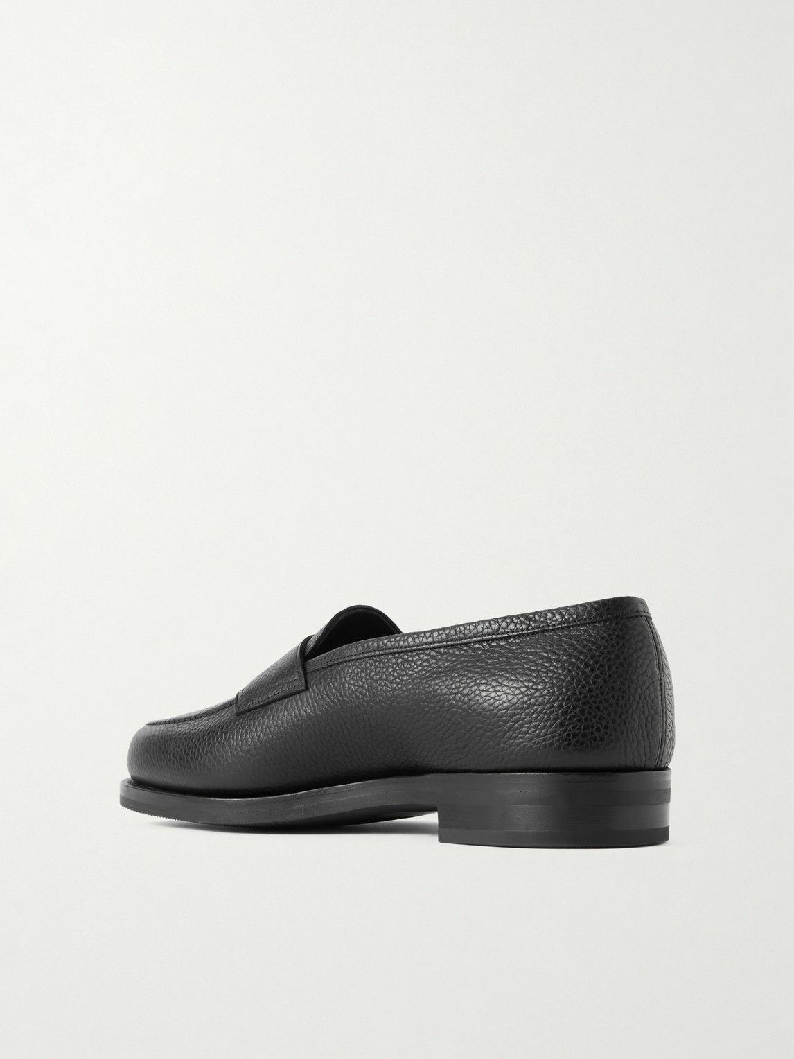 Edward Green - Pimlico Full-Grain Leather Penny Loafers - Black