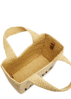 Loewe Small Logo Raffia Tote - Natural - One Size