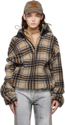 Y/Project Beige Insert Hood Fleece Pullover Hoodie
