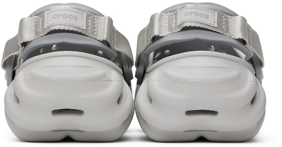 Crocs Kids Gray Echo Clogs Crocs