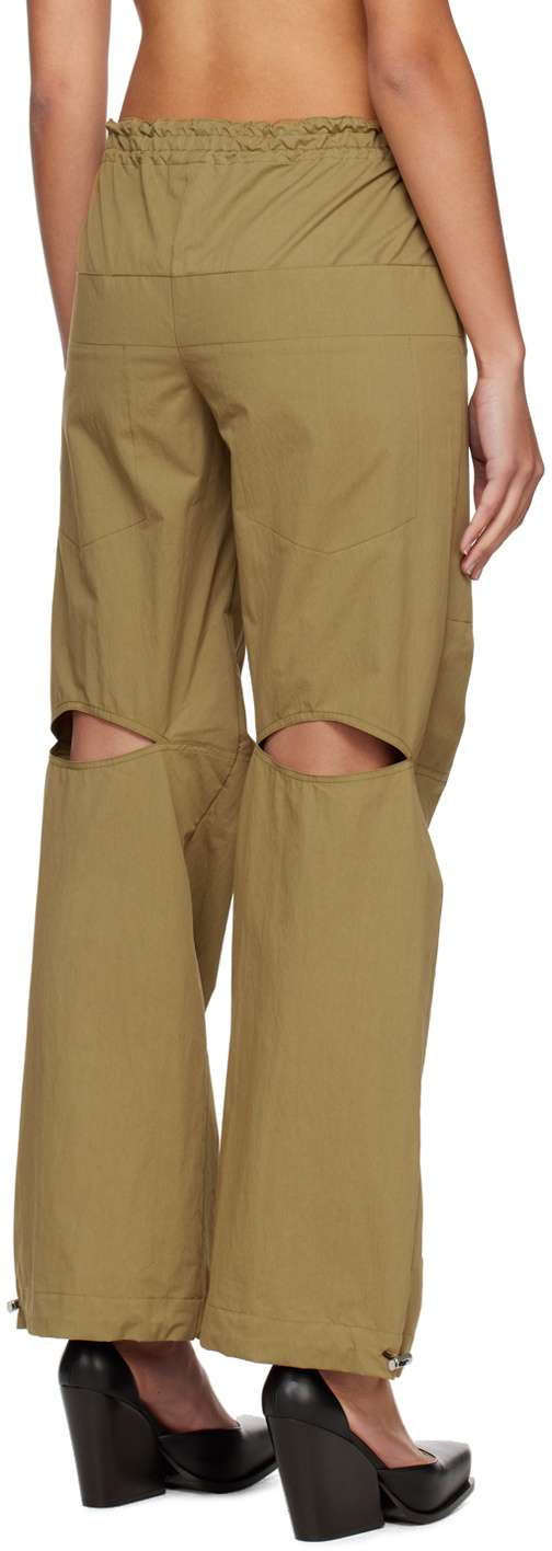Yuzefi Khaki Drawstring Lounge Pants