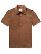 GIULIVA HERITAGE - Enzo Slim-Fit Modal-Blend French Terry Polo Shirt - Brown - IT 50