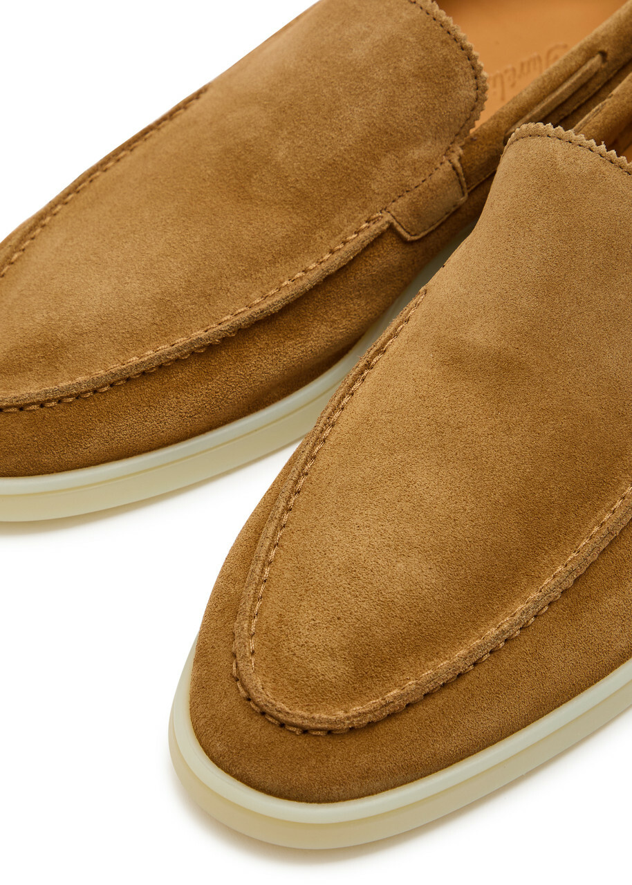 Aurélien Yacht Suede Loafers Tan