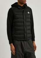 Moncler Barthe Quilted Shell Gilet Black