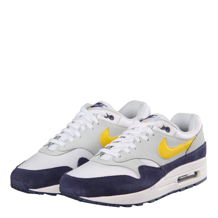 Photo: Air Max 1 Trainers - Blue Recall / Tour Yellow