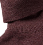 Aspesi - Yak and Wool-Blend Rollneck Sweater - Burgundy