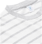 Velva Sheen - Striped Cotton-Jersey T-Shirt - White