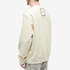 Wooyoungmi Men's Box Logo Crew Sweat in Ivory