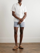 La Paz - Pestana Straight-Leg Striped Linen Drawstring Shorts - Blue