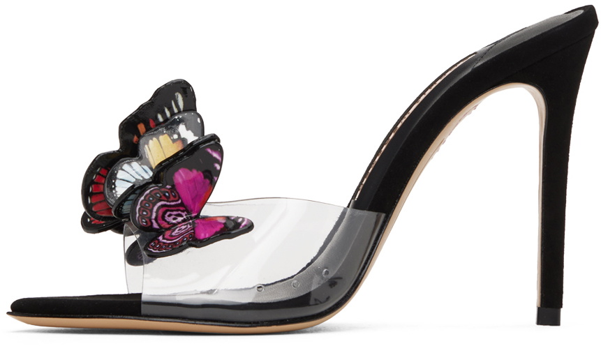 Sophia Webster Black Vanessa Mules