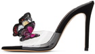Sophia Webster Black Vanessa Mules