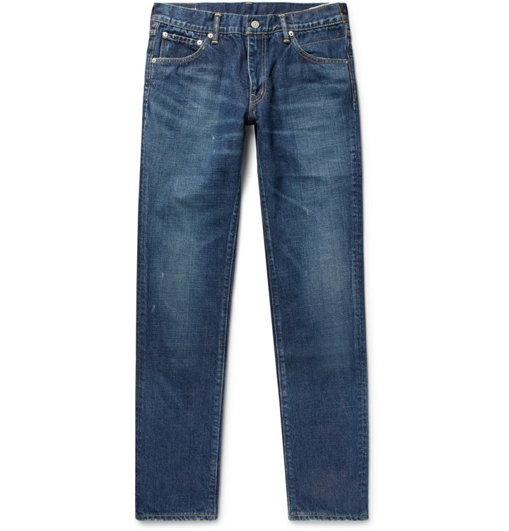 Photo: visvim - Social Sculpture 10 Distressed Denim Jeans - Men - Blue