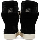 Rick Owens Black Tower Jumbolaced Geobasket Sneakers