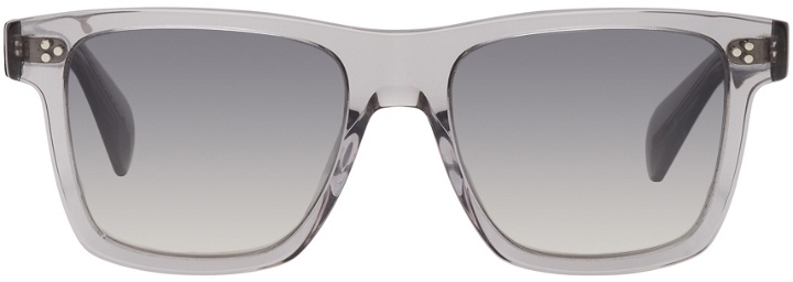 Photo: Oliver Peoples Grey Transparent Casian Sunglasses