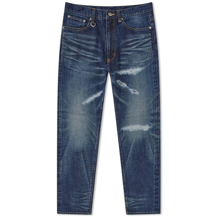 Photo: Uniform Experiment Damaged Denim Jeans