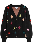 Never Fully Dressed Star Knit Cardigan Black