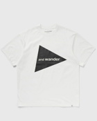 And Wander And Wander Big Logo Tee White - Mens - Shortsleeves