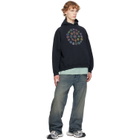 Balenciaga Black Logo Spiral Medium Fit Hoodie