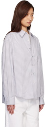 COOR Blue Micro Ombre Check Shirt