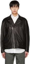 Undercoverism Black Biker Leather Jacket