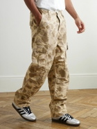 Carhartt WIP - Aviation Straight-Leg Camouflage-Print Cotton-Twill Cargo Trousers - Brown
