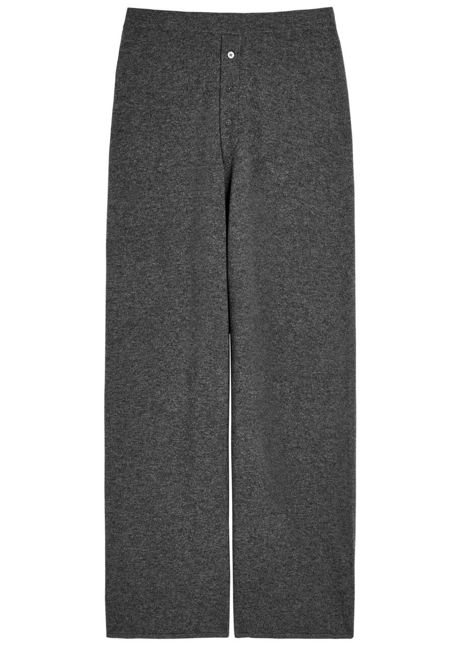 Guest In Residence Everywear Cashmere Trousers Charcoal