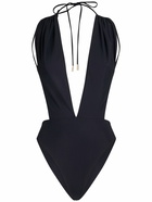 SAINT LAURENT Nylon Blend One Piece Swimsuit