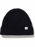 Norse Projects - Ribbed Wool and Cotton-Blend Beanie