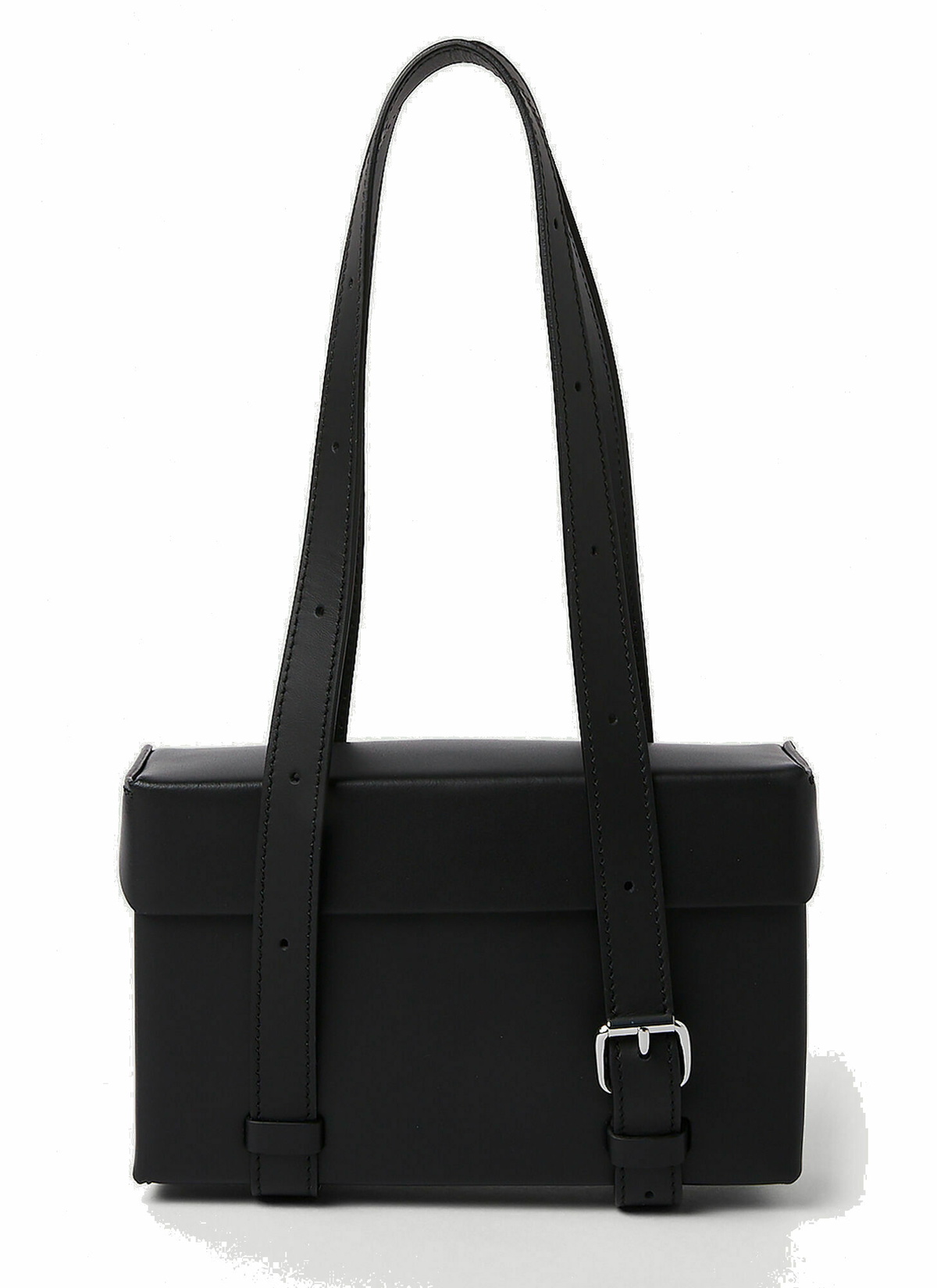 Small Box Tote Bag in Black MM6 Maison Margiela