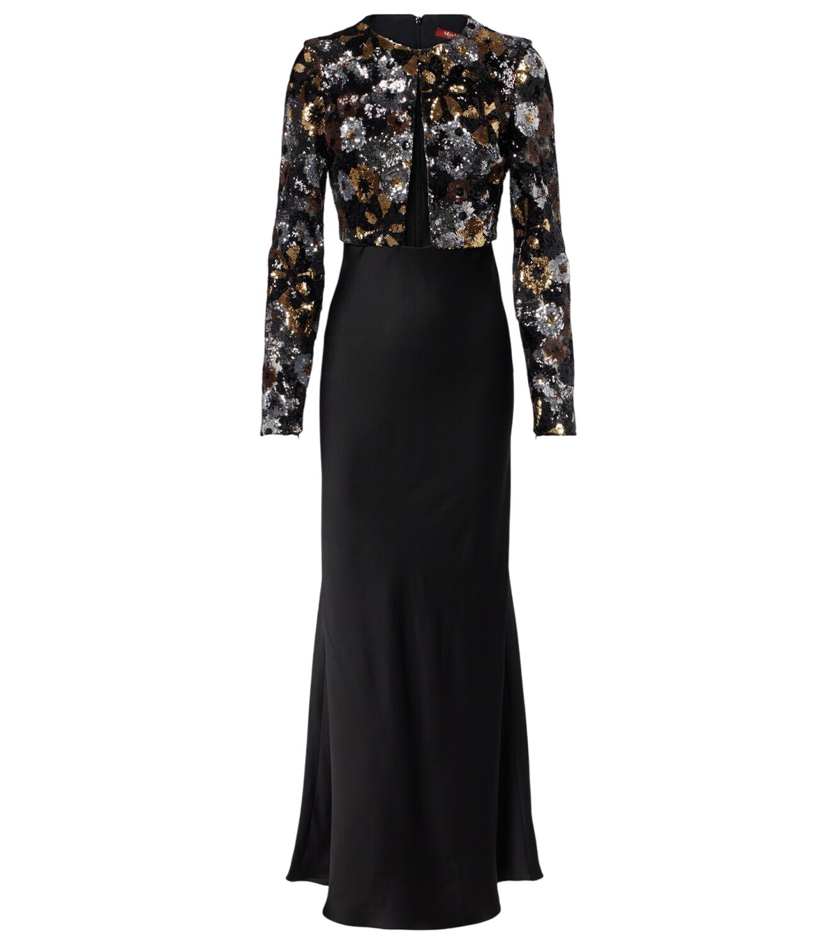 MAX MARA acerbo silk chiffon bustier dress Black Max Mara MAX MARA acerbo silk chiffon bustier dress Black Max Mara