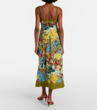 Alémais Solstice floral cotton midi dress