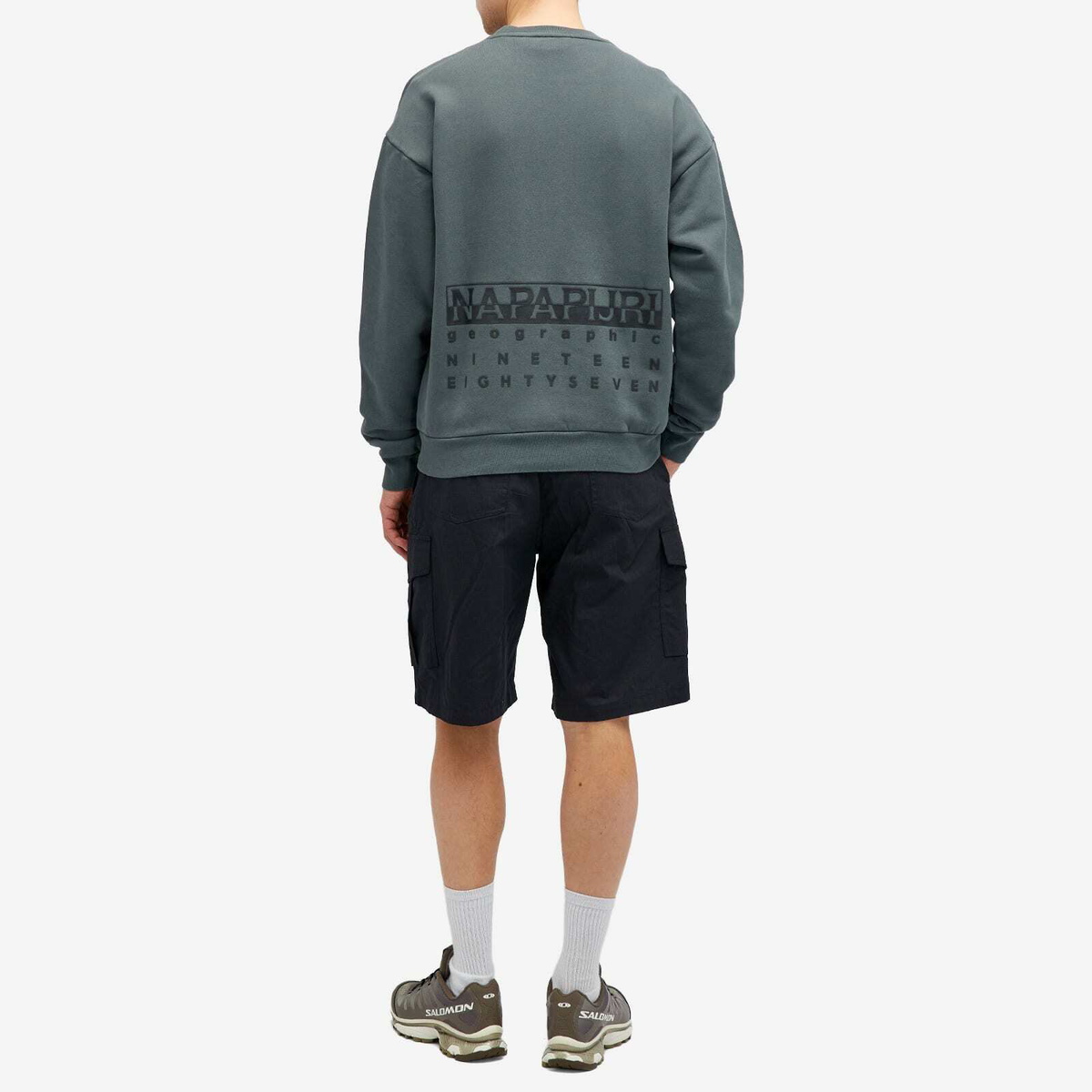 Napapijri Men's Premium 1987 Crew Sweatshirt in Green