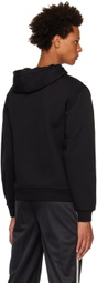 PALMER Black Embroidered Hoodie