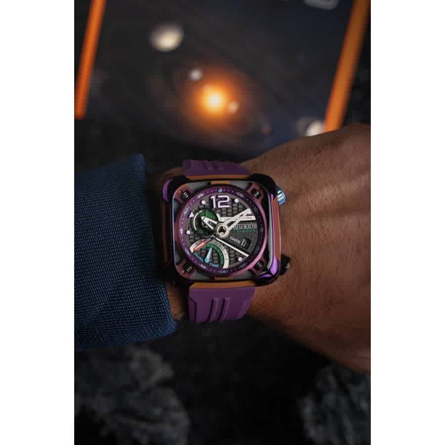 Nubeo Ecliptic Quartz Black Dial Mens Watch NB-6096-06