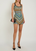 Missoni Striped Metallic-knit Tank top Multicoloured