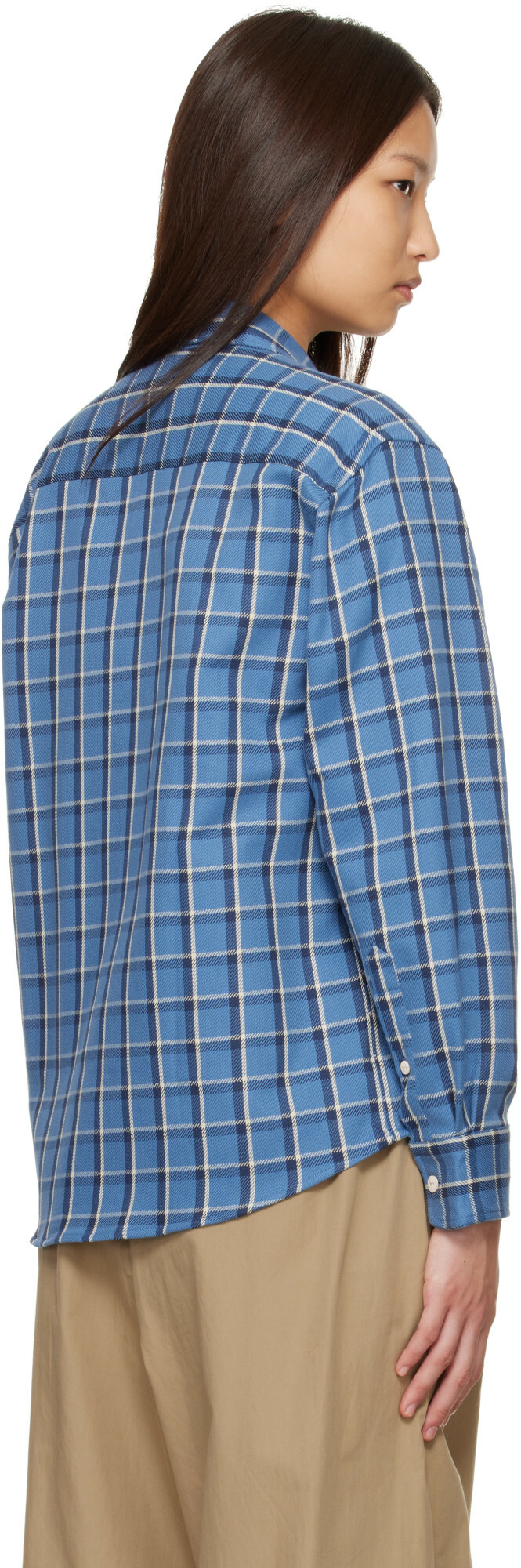 Baserange Blue Bent Shirt