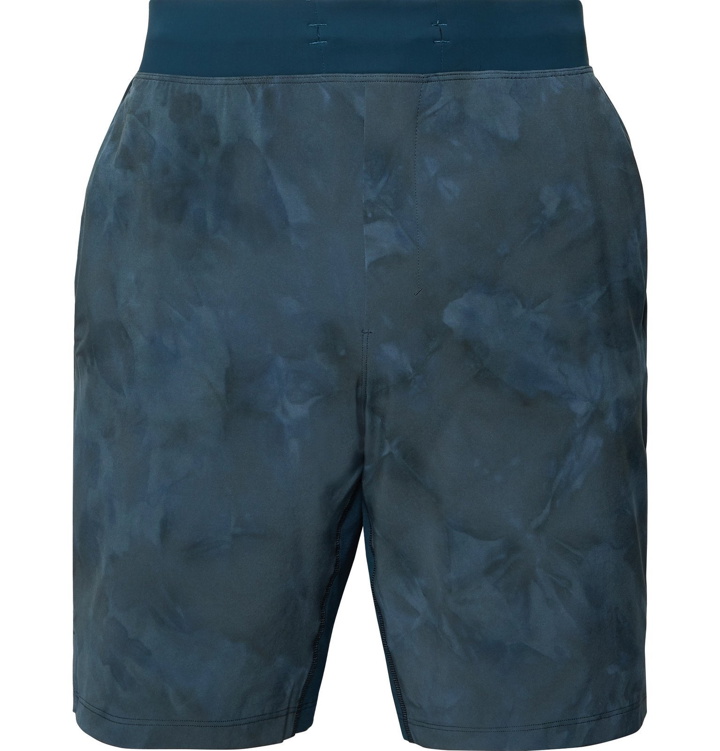 Photo: Lululemon - T.H.E. Tie-Dyed Swift Shorts - Blue