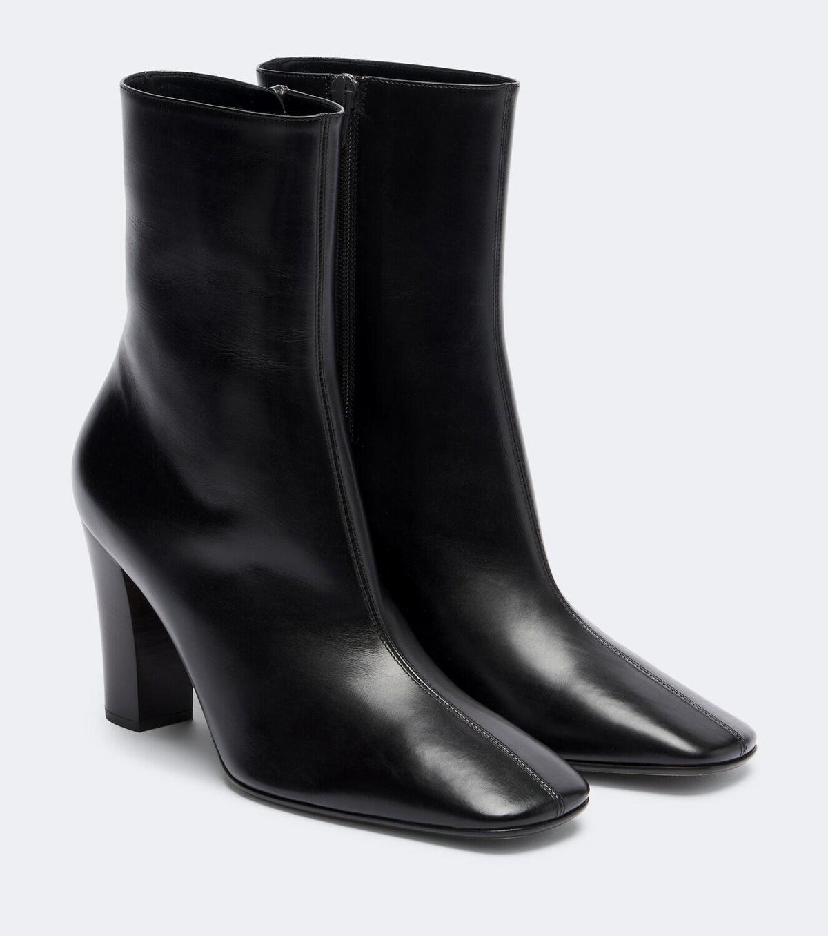 The Row Cindy leather ankle boots