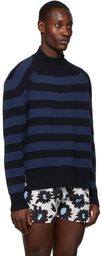 Jacquemus Blue & Navy 'La Maille Rayures' Sweater