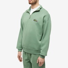 Lacoste Men's Robert Georges Half Zip Sweat in Ash Green