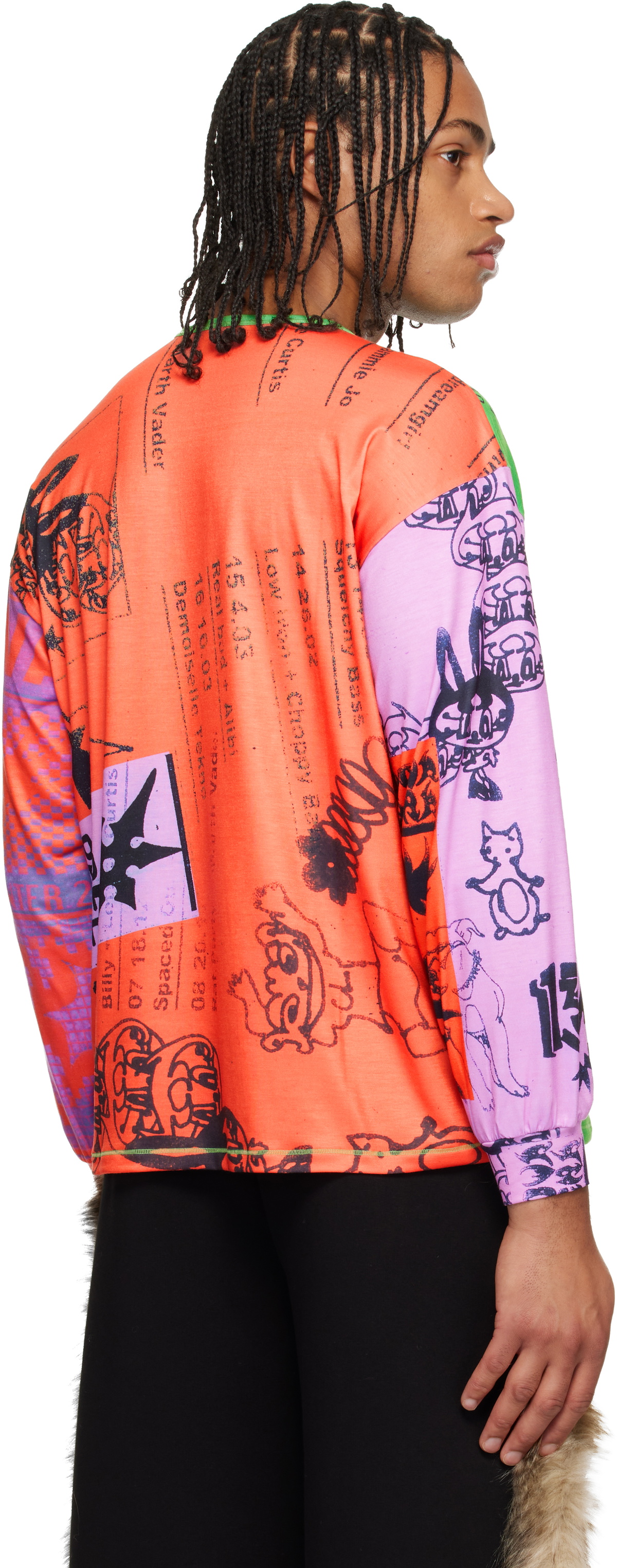 Chopova Lowena Multicolor Poster Oversized Jersey T-shirt Chopova