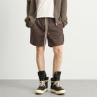 Rick Owens Men's Heavy Cotton Poplin Bela Boxers in Dark Dust