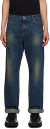 Balmain Blue Vintage Jeans