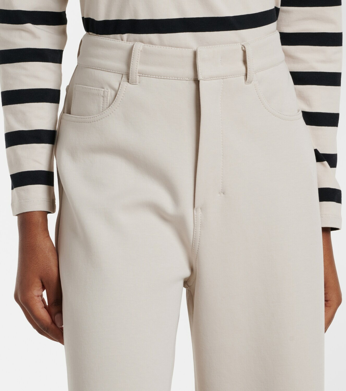 'S Max Mara Brioso cotton-blend wide-leg pants