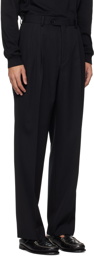 AURALEE Black Two-Tuck Trousers