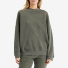Joah Brown Women's Oversized Crew Sweatshirt in Washed Sage